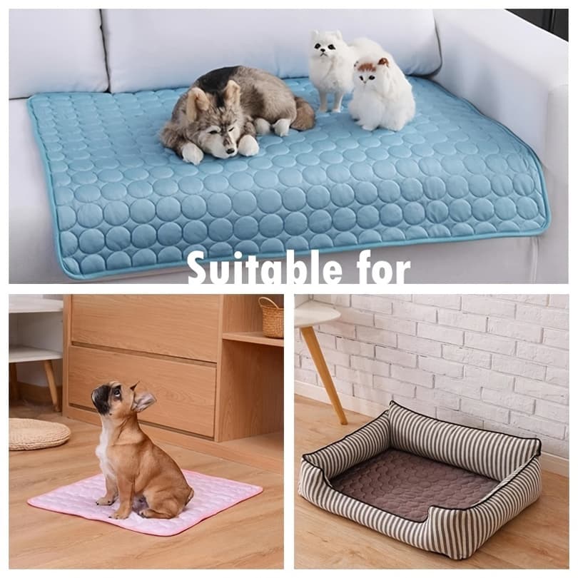 Pet Cooling Mat Summer Pets Cold Bed, view 7